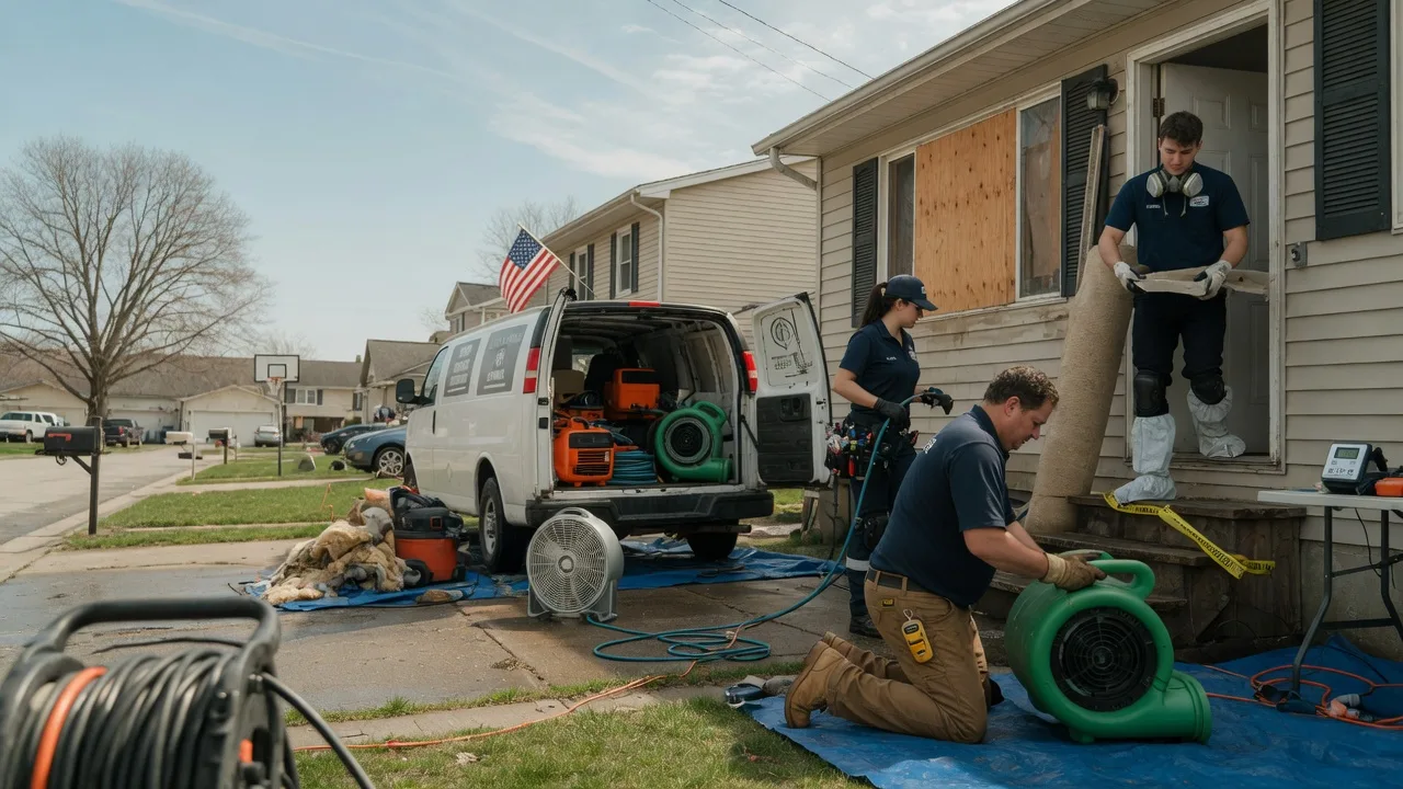 Water Damage Restoration in Athens, OH near me